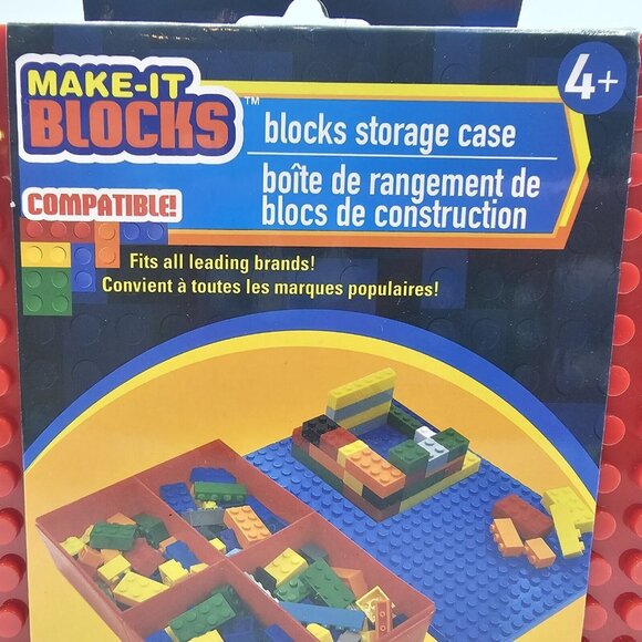 Make It Blocks Blocks Storage Case Container Compatible Fits All Leading Brands - Picture 2 of 9